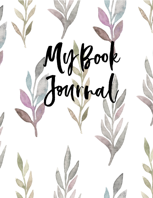 Reading Journal Cover Printable