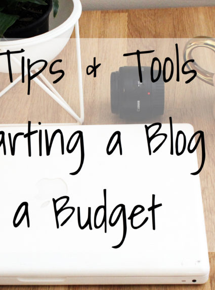 How to Start a Blog on a Budget