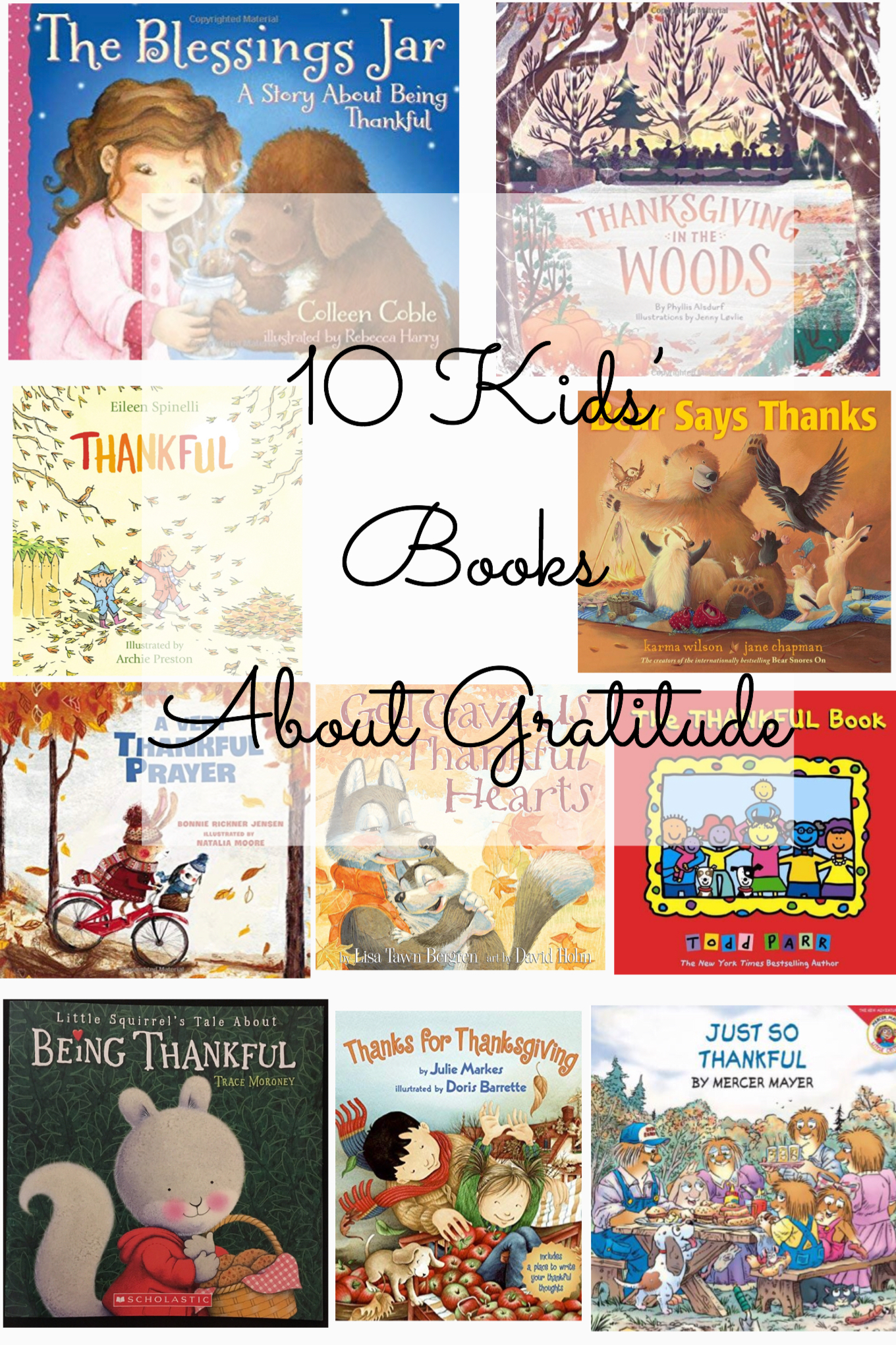 10 Children's Books about Gratitude - Blossom & Become