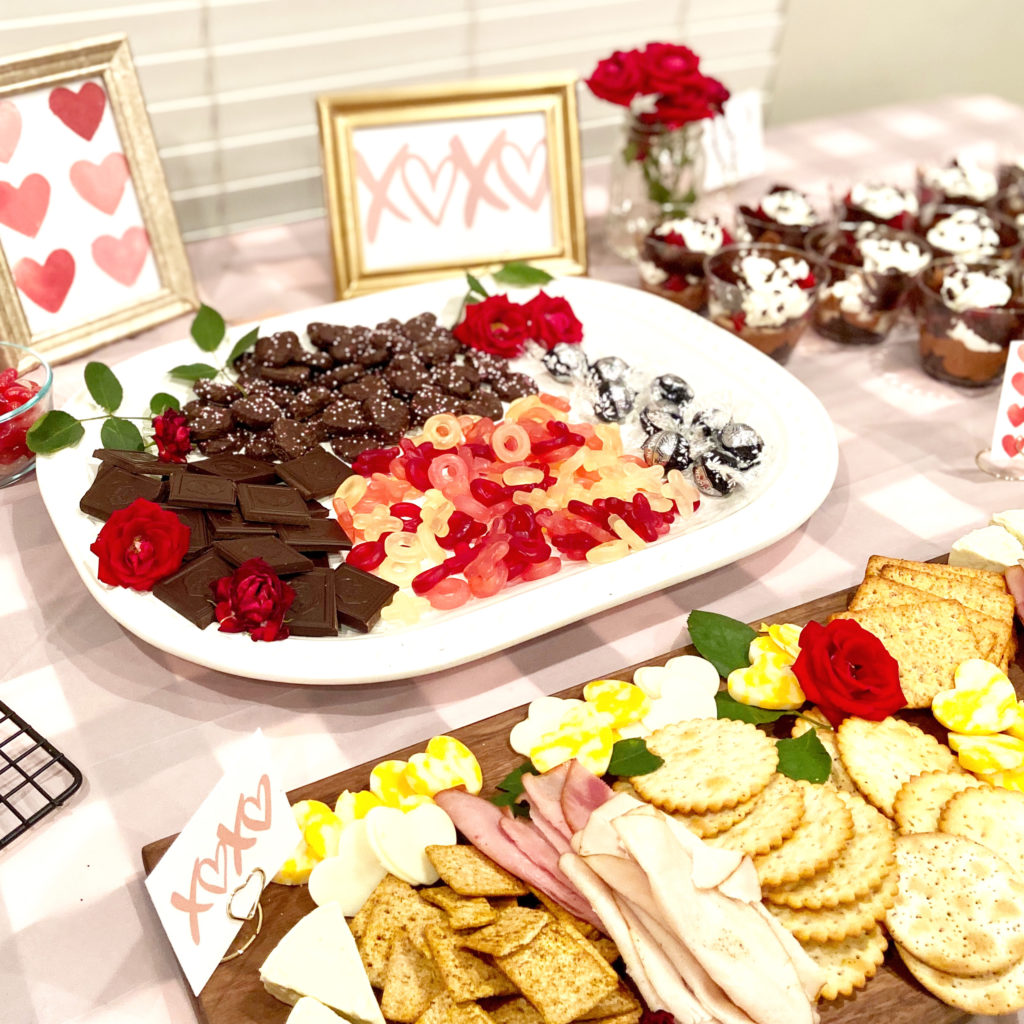 Charcuterie boards for Galentine's event