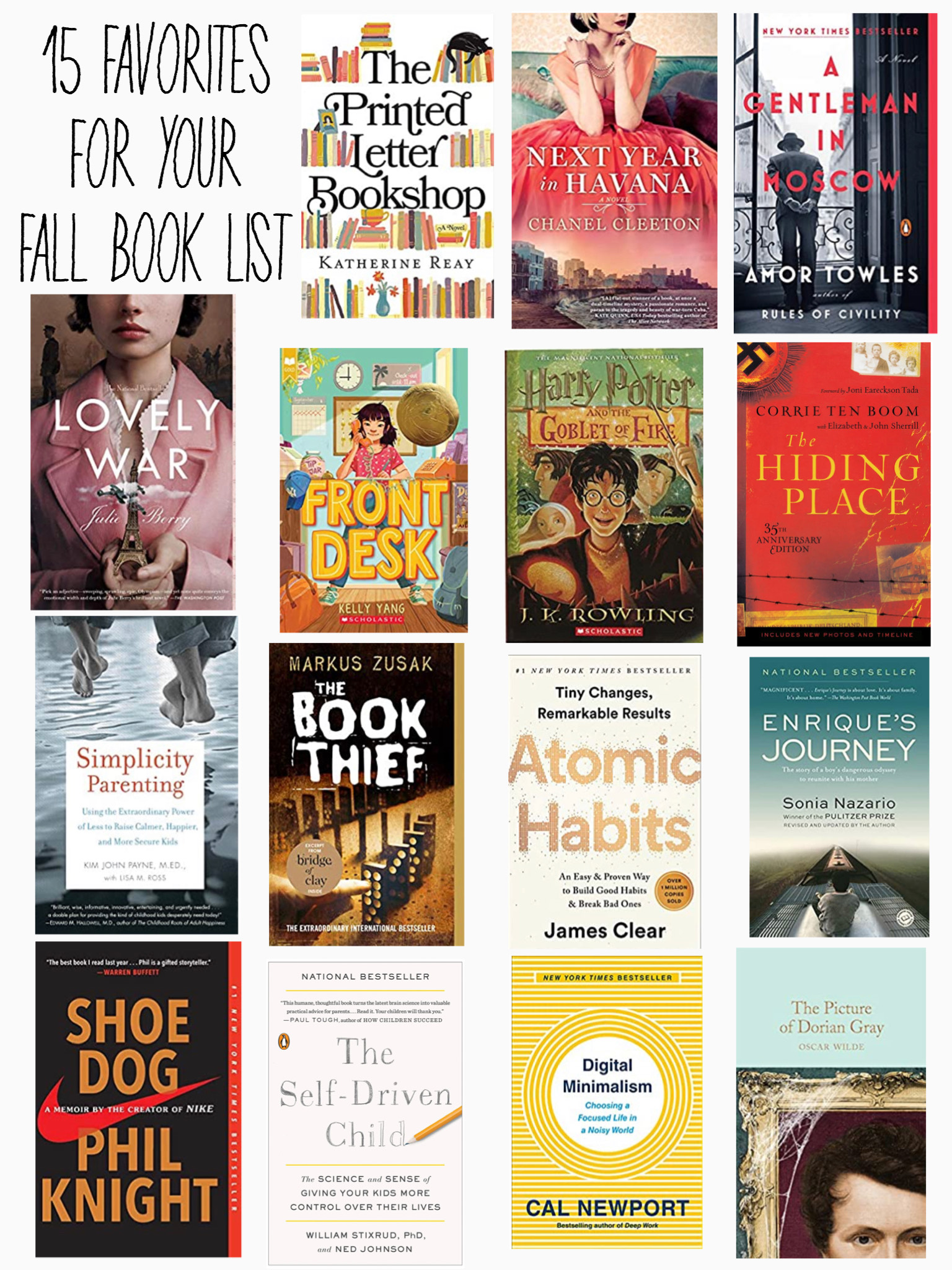 15 Favorite Books to Add to Your Fall Reading List - Blossom & Become
