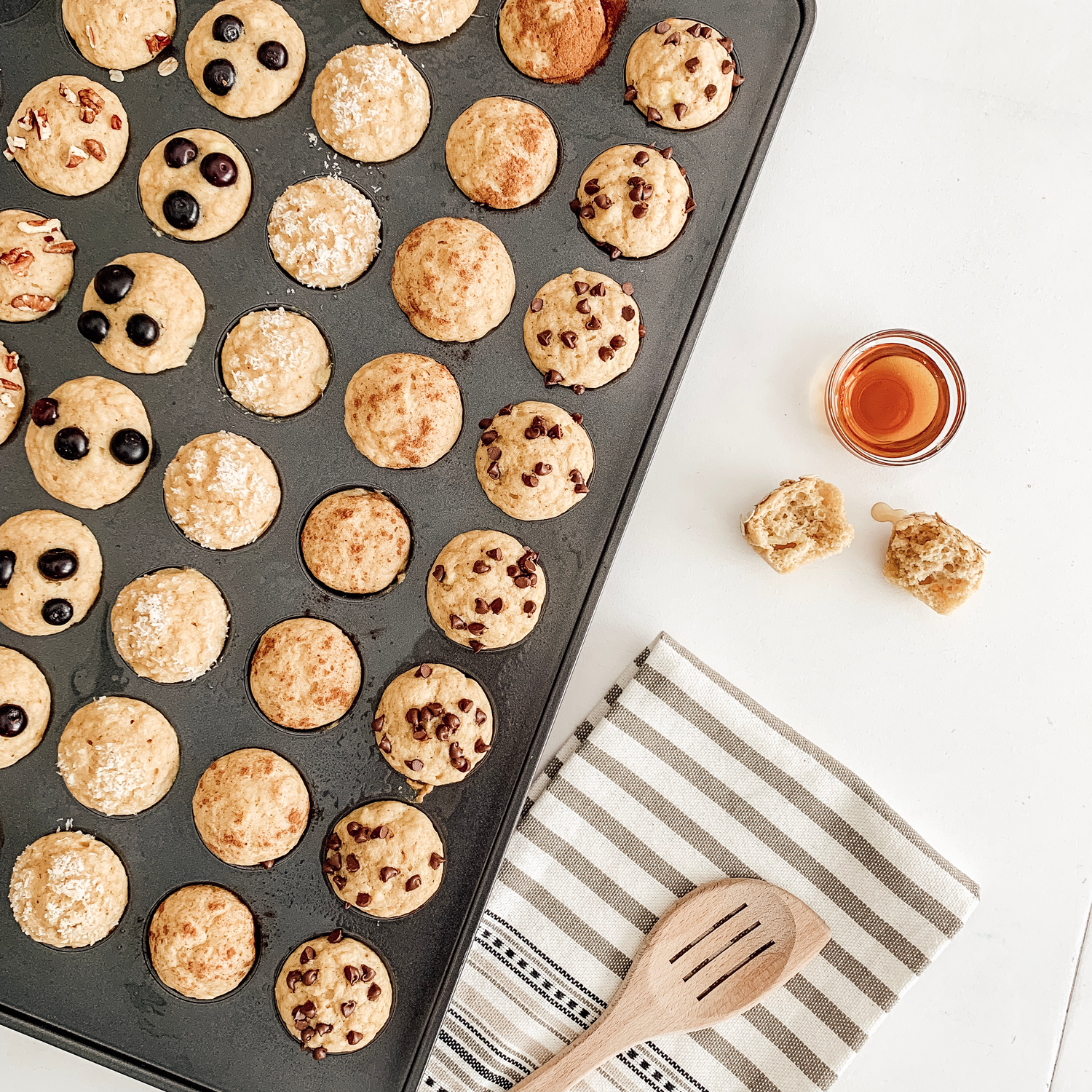 mini pancake muffins