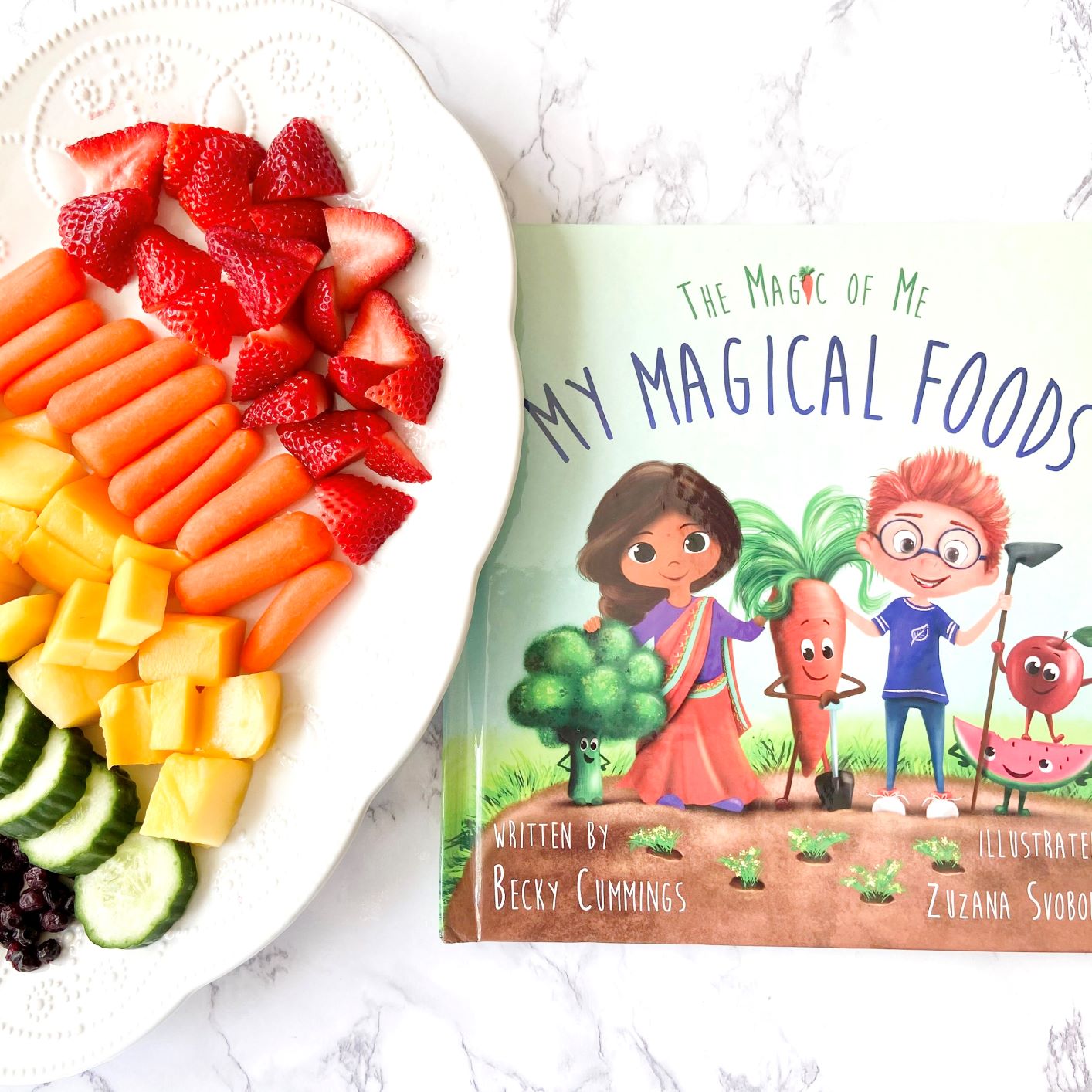 Fruit and veggie books for kids