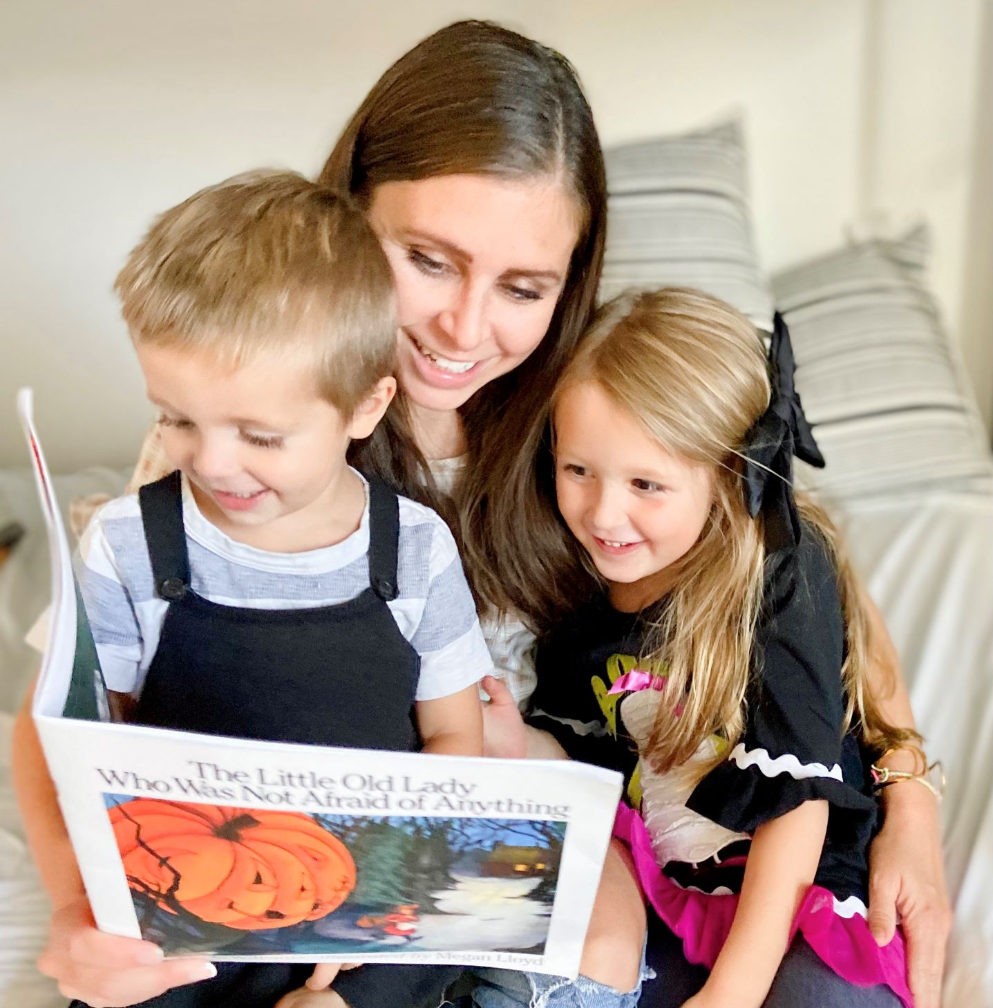 Reading Halloween books together